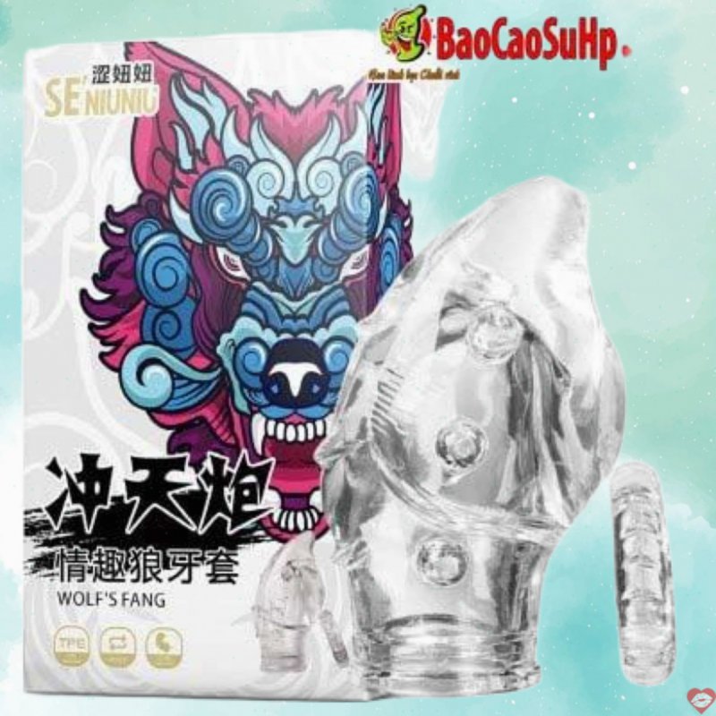 Bộ đôi bao cao su Donden Wolf tăng kích thích khoái cảm nam giới 