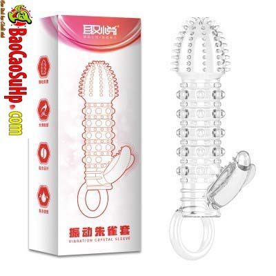 Bao cao su donden trong suốt gai gân Lycantorer tai thỏ có rung giá rẻ