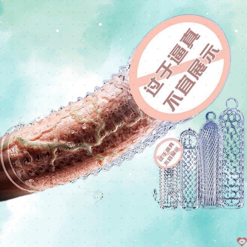 Bộ bao cao su đon dên Schegy 4 chiếc trong suốt gân gai khủng giá rẻ