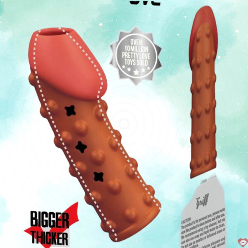 Bao Cao Su Đôn Dên Hở Đầu Có Gai PRETTY LOVE  Silicone