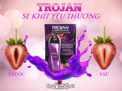 Gel Se Khít Tăng Khoái Cảm Trojan Arouses & Intensifies