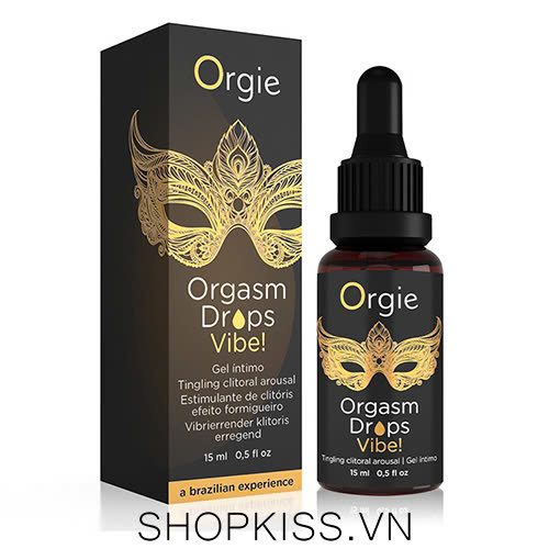 Dung dịch kích thích khoái cảm Orgie Orgasm Drops Vibe