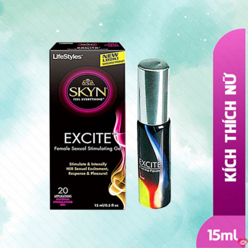 Gel tăng khoái cảm Excite làm hồng se khít vùng kín dung tích 15ml 