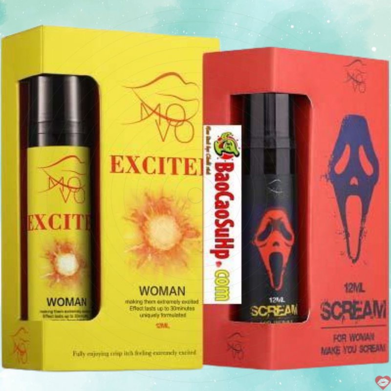 Gel bôi trơn Movo Scream Excited 12ml tăng khoái cảm nữ giá tốt 