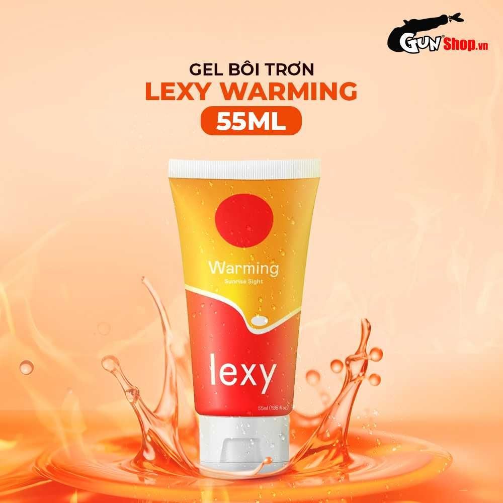 Gel bôi trơn ấm nóng Lexy Warming - Chai 55ml