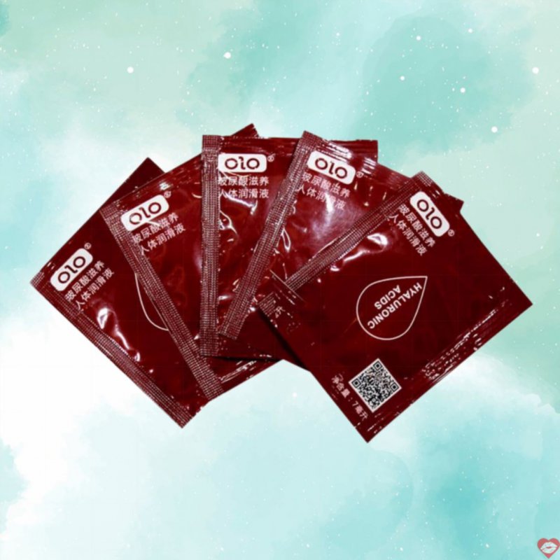 Bộ 5 gel bôi trơn OLO gốc nước không mùi dễ vệ sinh 
