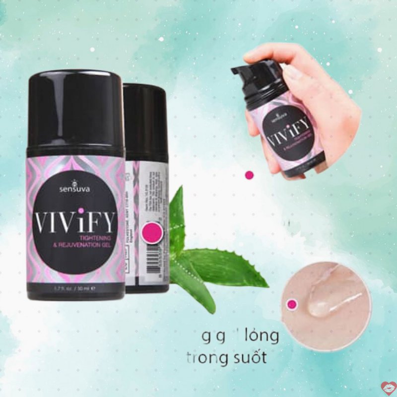 Sensuva ViviFy 50ml Kem Bôi Trơn Se Khít Âm Đạo USA Cao Cấp Tốt Nhất 