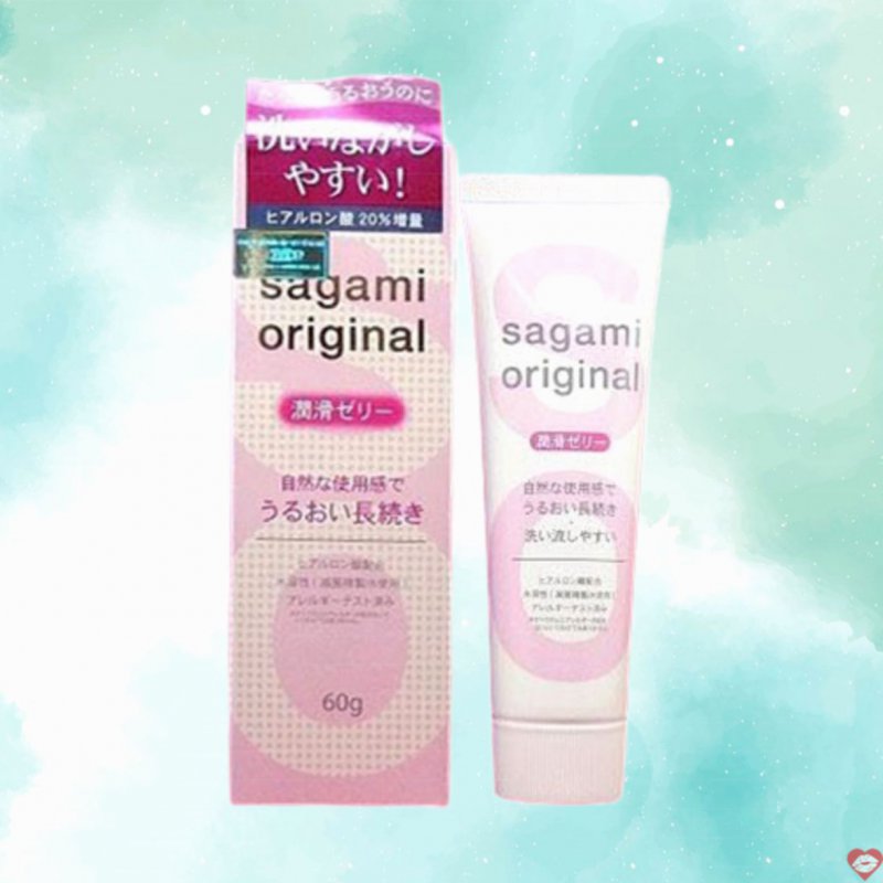 Gel bôi trơn Sagami Nhật 60g dưỡng ẩm tăng khoái cảm tự nhiên 