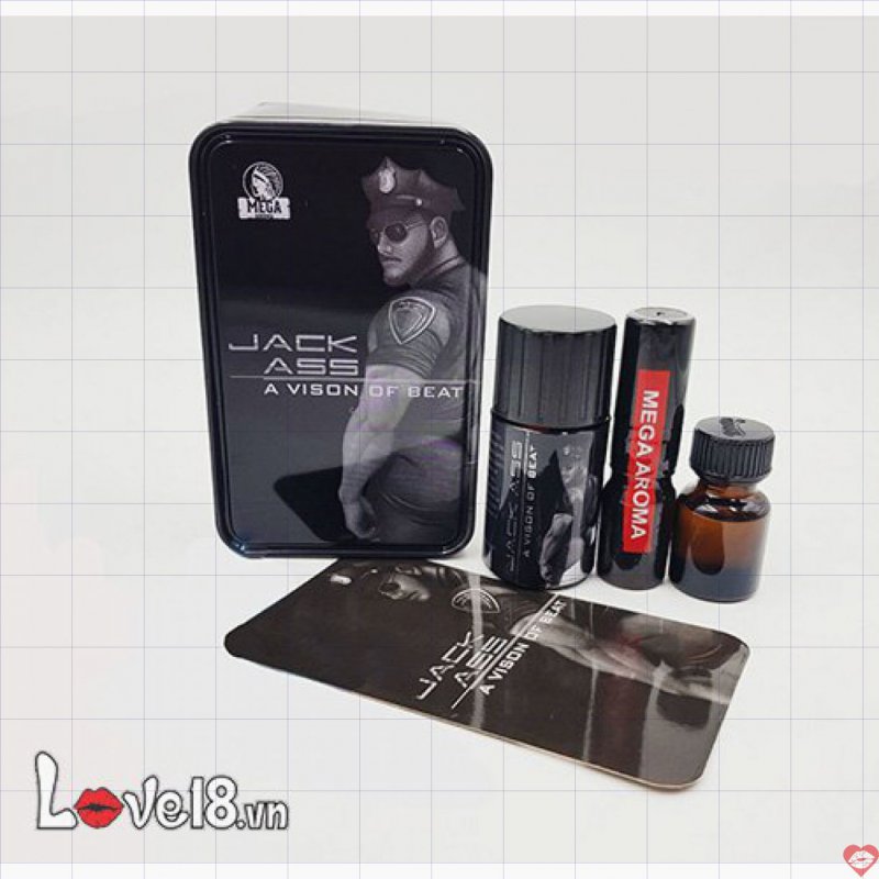 Chai hít Popper Jack Ass 40ml kích thích cực mạnh an toàn chính hãng 