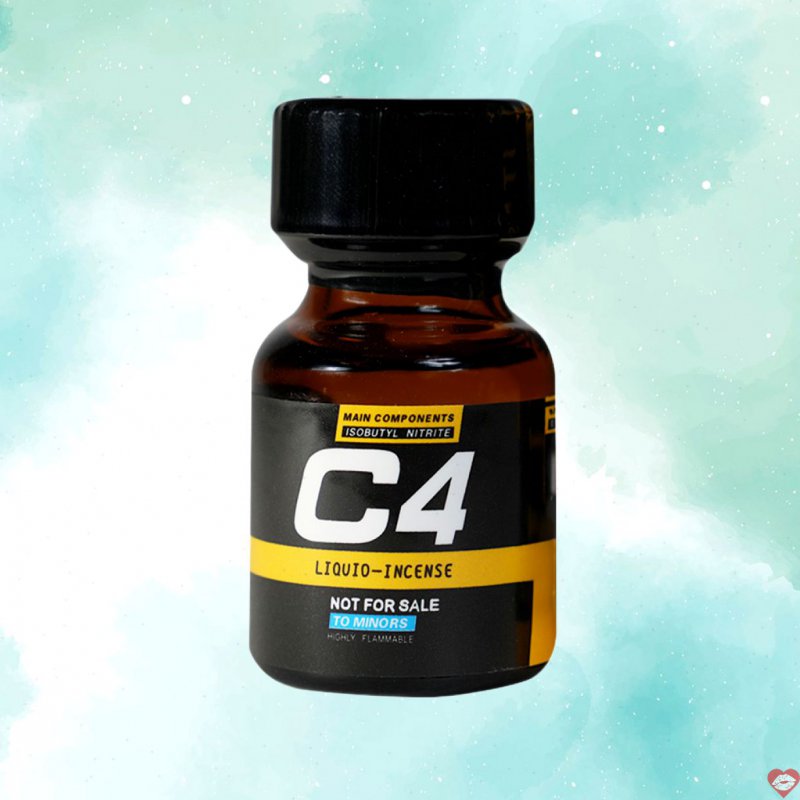 Chai hít tăng khoái cảm Popper PWD USA C4 Black Yellow - Chai 10ml