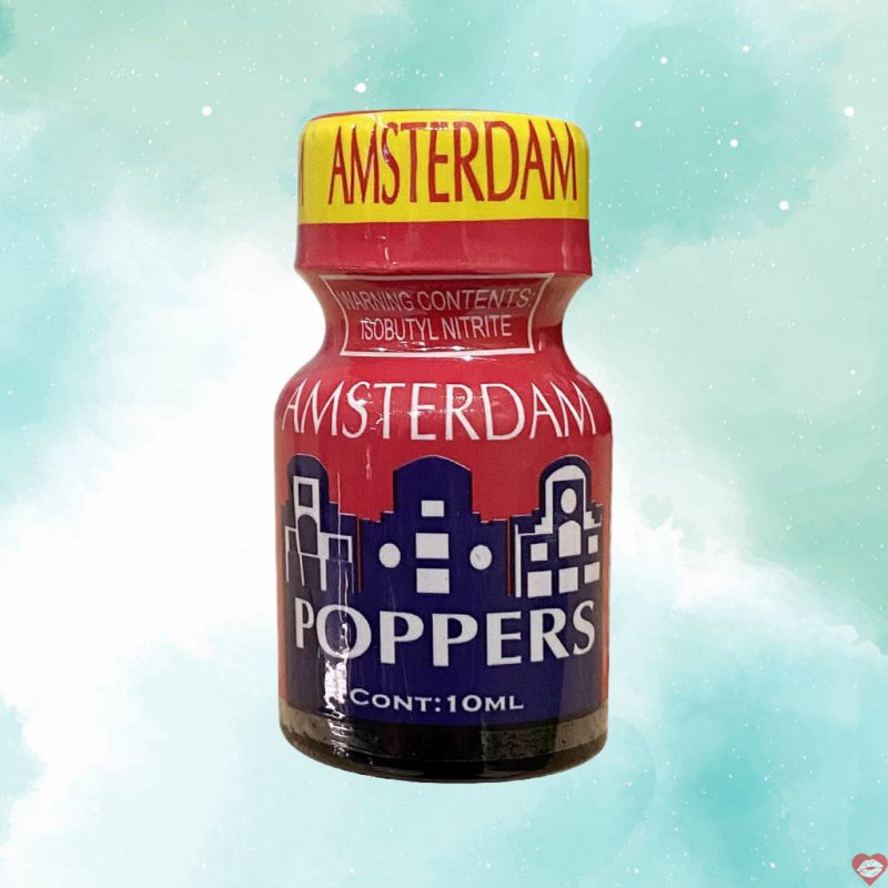 Chai hít tăng khoái cảm Popper PWD USA Amsterdam Red - Chai 10ml