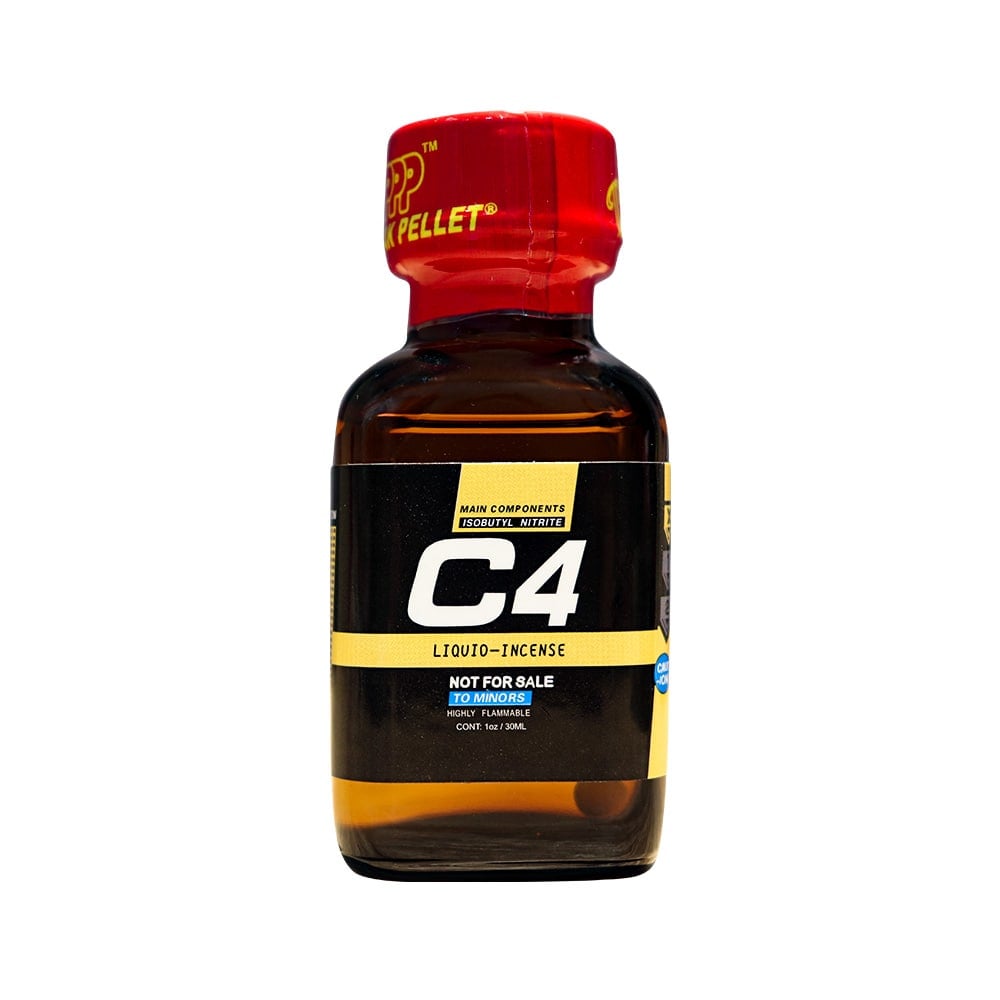Popper PWD USA C4 Black Yellow 30ml Hít Tăng Khoái Cảm Mạnh Mẽ