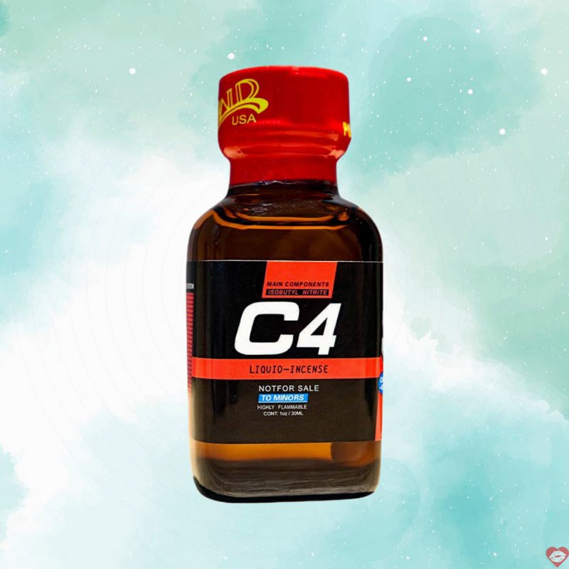 Chai hít tăng khoái cảm Popper PWD USA C4 Red - Chai 30ml
