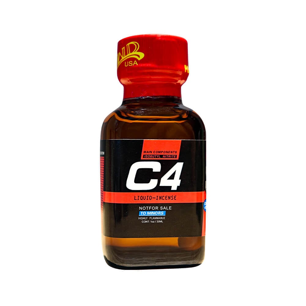 Chai hít Popper PWD C4 Red 30ml Tăng khoái cảm Siêu mạnh