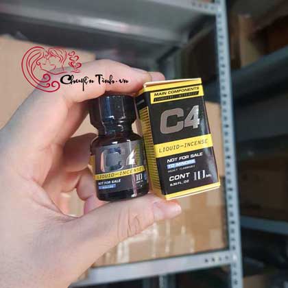 Popper C4 10ml vàng siêu nhẹ tăng hưng phấn Ship nhanh toàn quốc