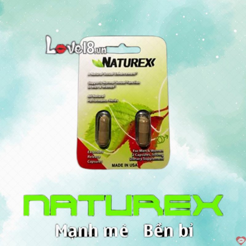Viên Uống Naturex Kéo Dài Quan Hệ Tăng Cường Sinh Lực Nam 
