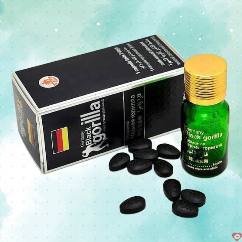 Dược Cương Cứng Black Gorila Hỗ Trợ Xuất Tinh Sớm Tự Nhiên Đức 