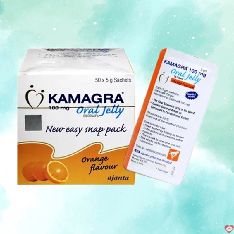 Kamagra Oral Jelly 100mg 50 gói thuốc cường dương thạch trái cây 