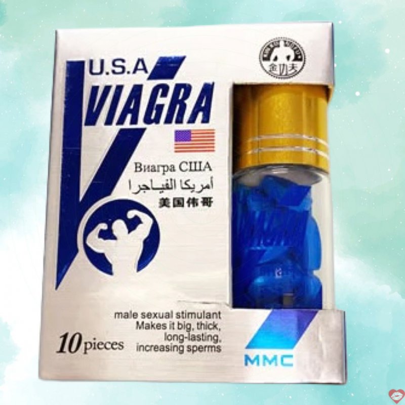 Thuốc cương dương Viagra xanh dương tăng sinh lý cải thiện cương dương 
