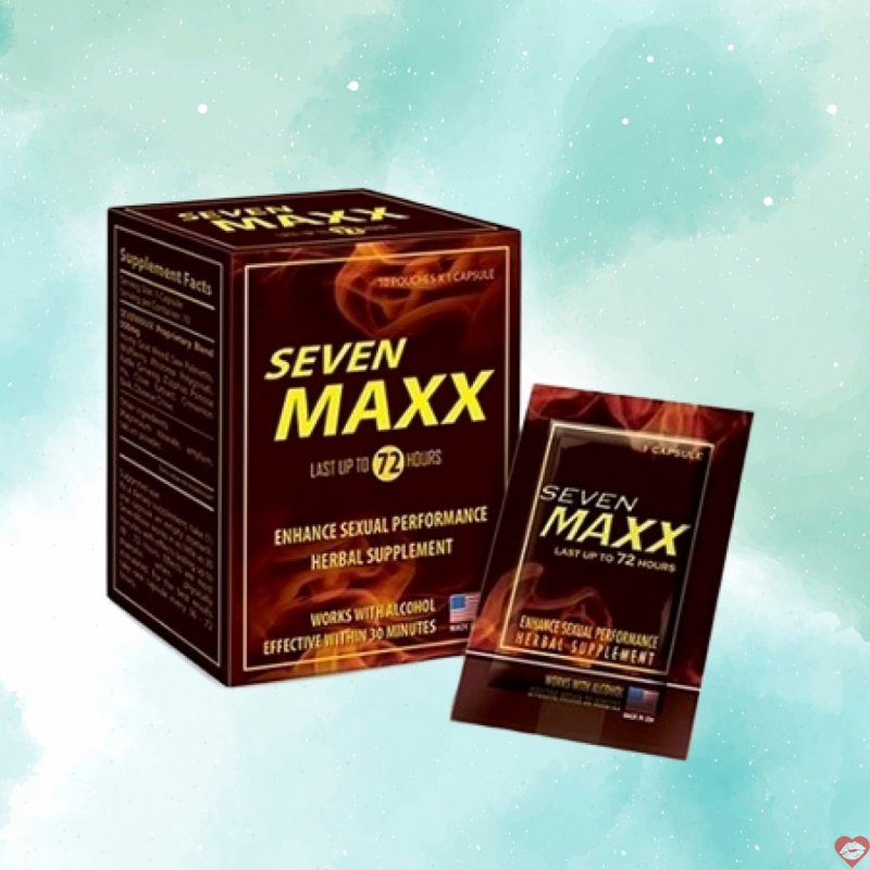 Viên uống Tăng Sinh Ly Seven Max USA thảo dược tốt cho sinh lý nam 
