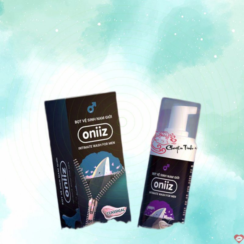 Bọt vệ sinh nam Oniiz trà xanh bạc hà lô hội làm sạch dịu nhẹ 