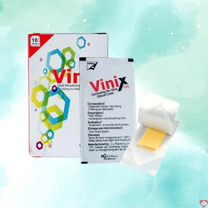 Tem ngậm Vinix 100mg tăng cương dương cải thiện quan hệ 