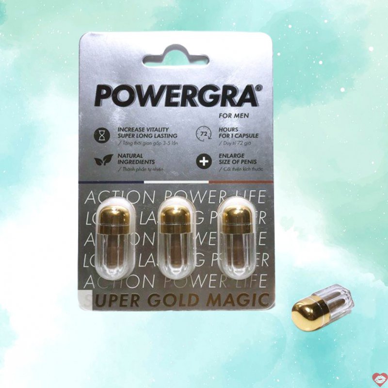 Powergra tăng cường sinh lý nam tăng cương dương hiệu quả ngay 