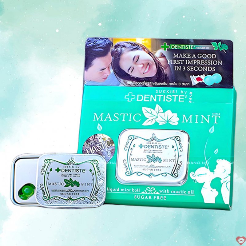 Kẹo ngậm phòng the BJ MASTIC MINT hộp 20 viên nhập khẩu Nhật 