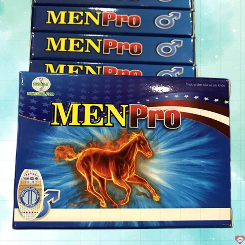 MenPro Hộp 4 Viên Tăng Cường Sinh Lý Nam Từ Thảo Dược Thiên Nhiên 