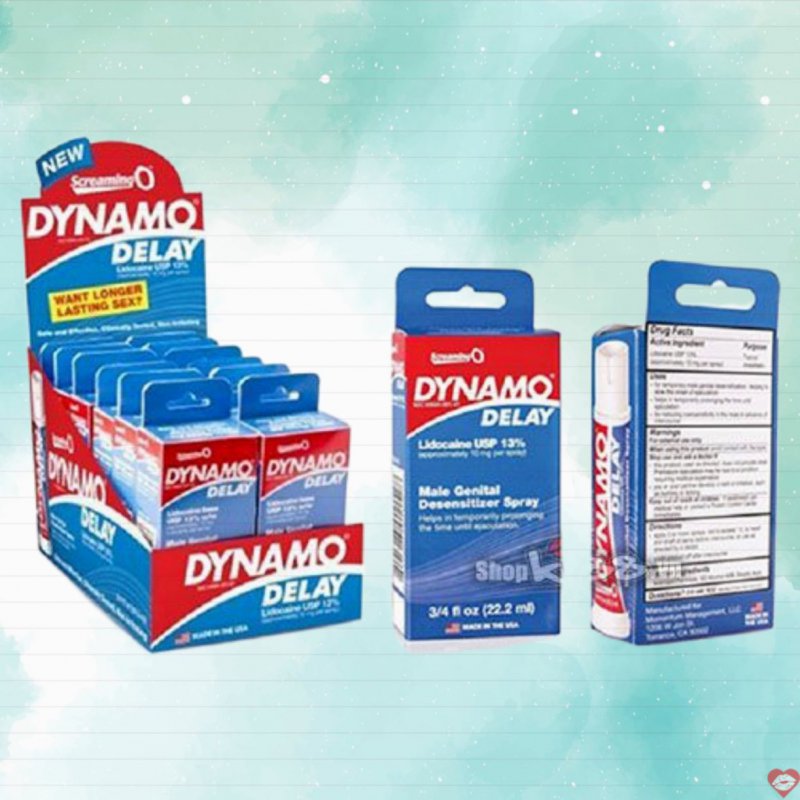 Chai xịt Dynamo Mỹ kéo dài thời gian quan hệ hiệu quả 