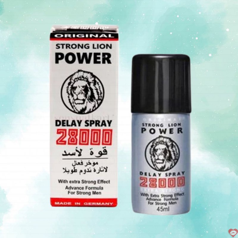 Chai xịt Power Strong Lion kéo dài thời gian yêu 45ml tiện dụng 