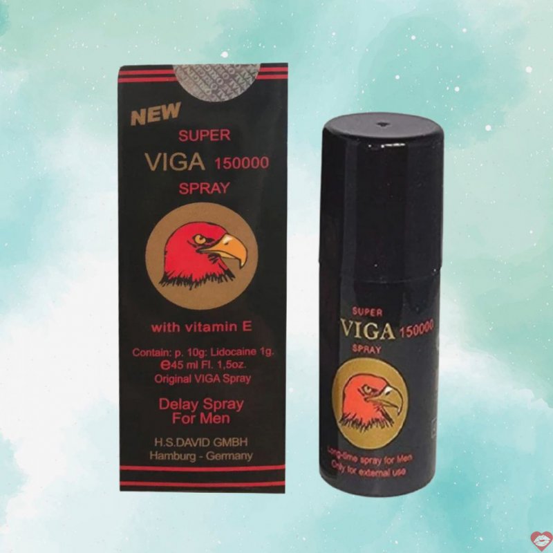 Chai xịt Super Viga 150000 45ml tăng cường sức bền ngay 