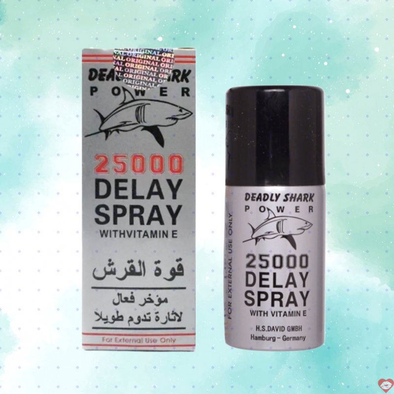 Chai xịt Power Deadly Shark 25000 kéo dài thời gian quan hệ 