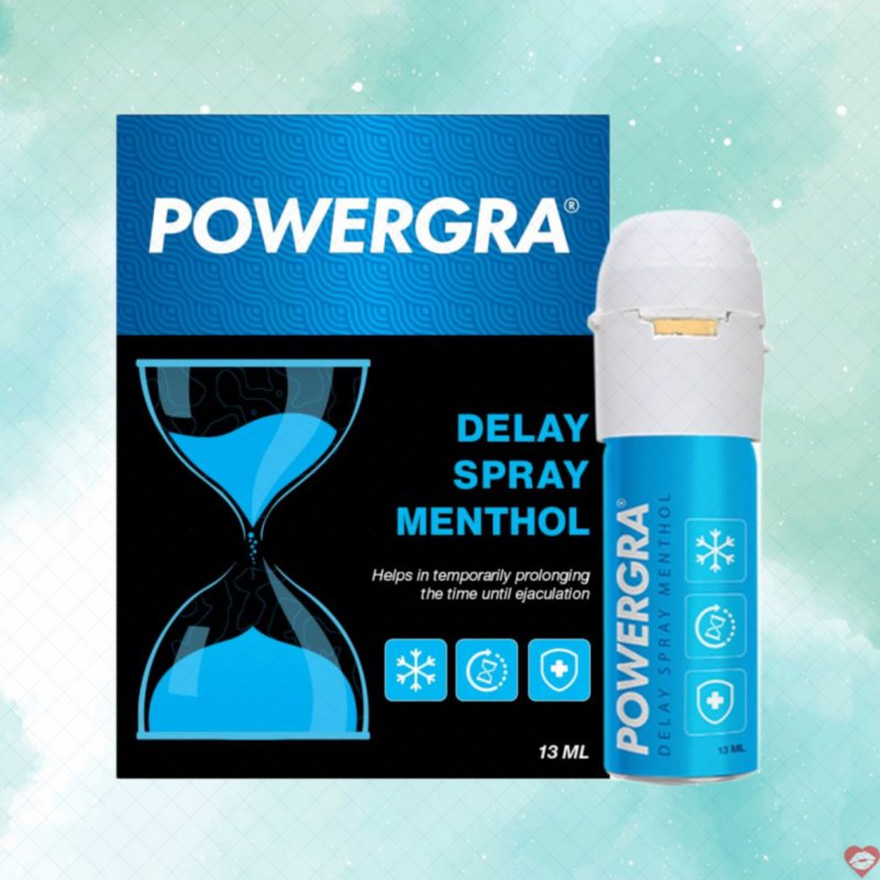 Chai xịt Powergra Delay Spray Menthol kéo dài quan hệ 13ml 