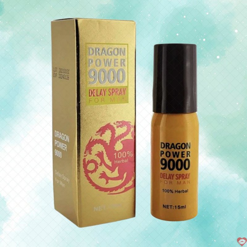 Trị xuất tinh sớm Dragon Power 9000 Delay Spray kéo dài thời gian quan hệ 