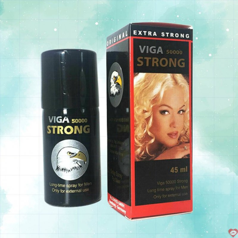 Xịt chống xuất tinh sớm Viga Strong 45ml cải thiện yếu sinh lý nam 