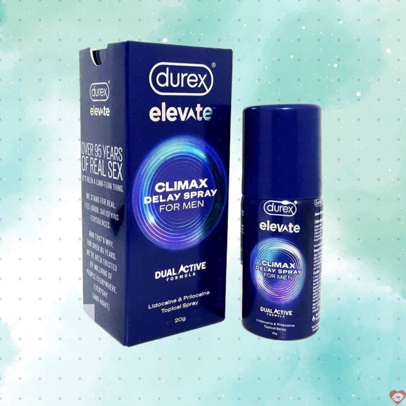 Chai xịt kéo dài thời gian Durex Elevate Delay 20g chống xuất tinh 