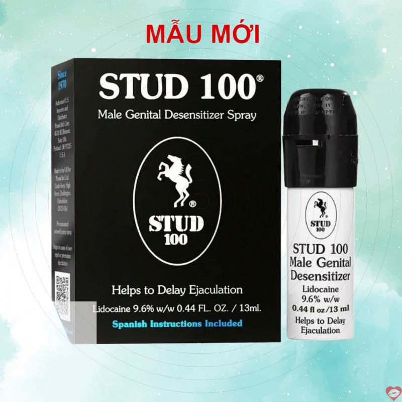 Chai xịt chống xuất tinh sớm STUD 100 kéo dài thời gian quan hệ 