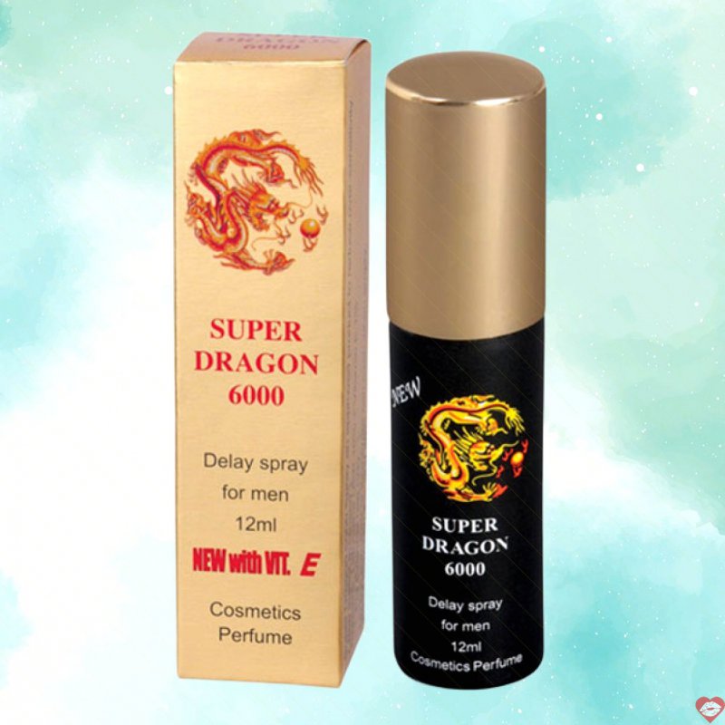 Chai xịt Super Dragon 6000 Đức tăng cường sinh lý ngăn xuất tinh sớm 