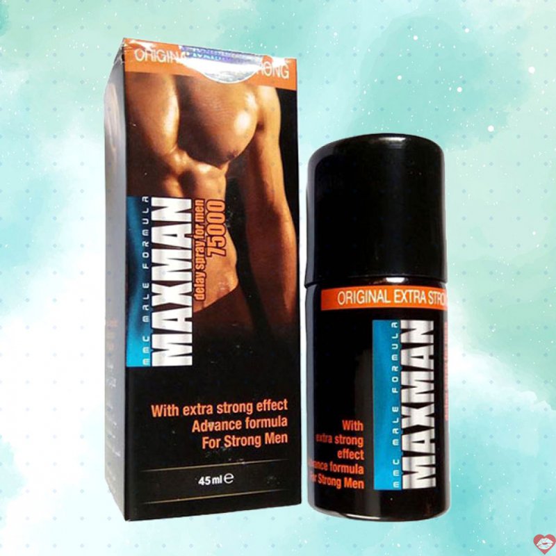 Chai chống xuất tinh sớm Maxman 75000 45ml tê đầu dương vật 
