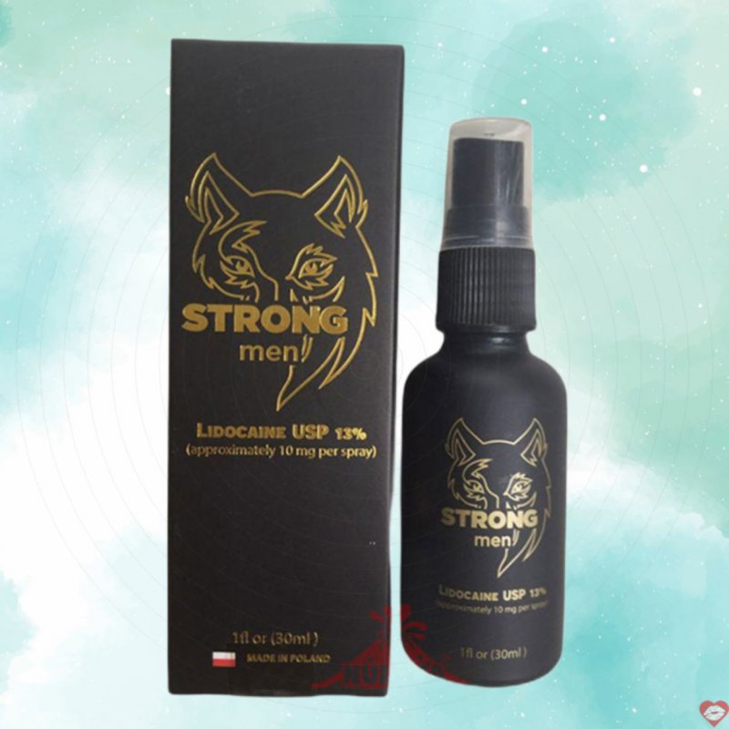 Chai xịt chống xuất tinh sớm Strong Men 30ml hàng chính hãng 