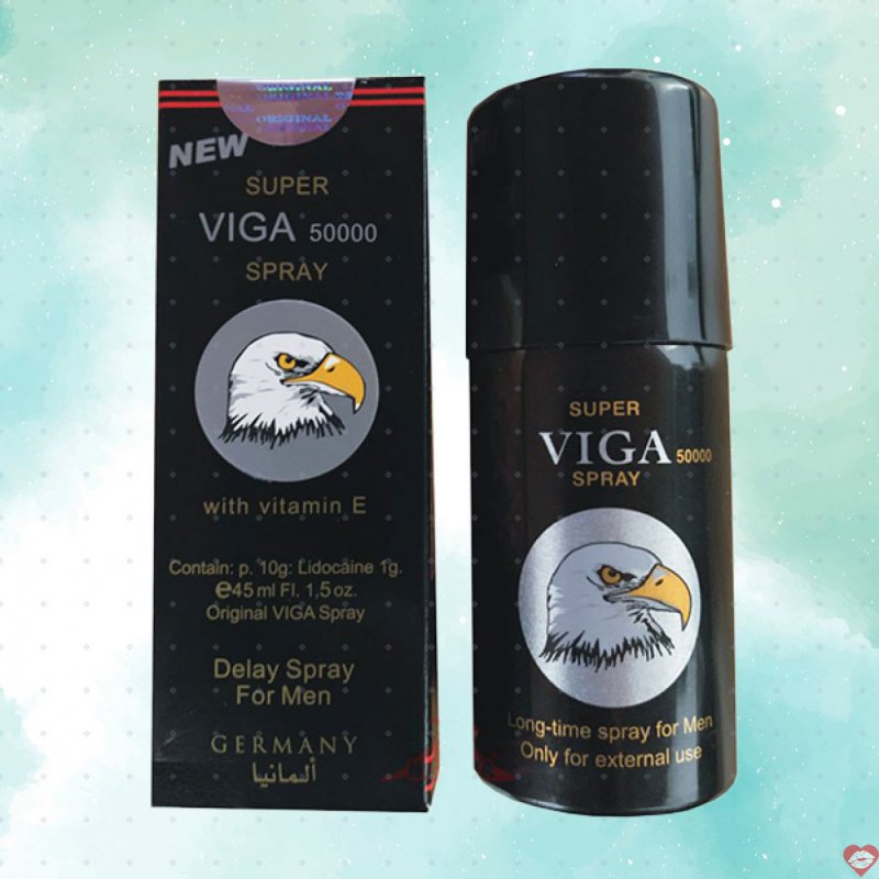 Chai Xịt Chống Xuất Tinh Sớm Viga 50000 45ml Đức Cao Cấp, Giảm Nhạy Cảm 