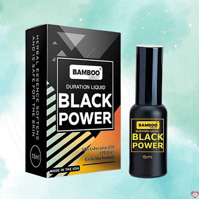 Chai xịt Bamboo Black Power Mỹ 15ml kéo dài quan hệ hiệu quả 