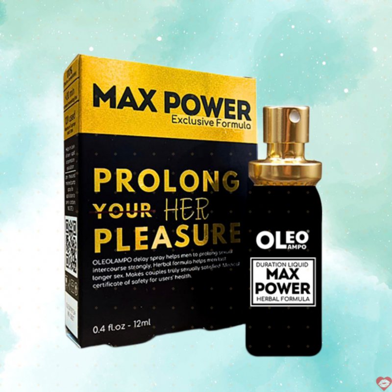 Xịt chống xuất tinh sớm Oleo Lampo Max Power 12ml tăng cường lâu dài 