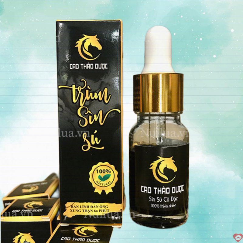 Cao thảo dược trùm sìn sú nước bôi hỗ trợ xuất tinh sớm hiệu quả 10ml 