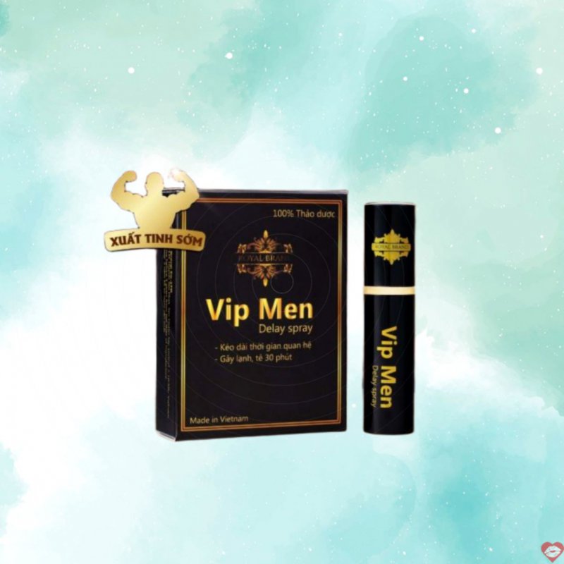 Chai xit Vipmen tinh chất sìn xú thiên nhiên kéo dài thời gian quan hệ.