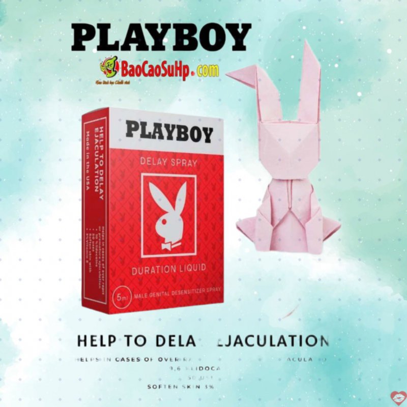 Chai xịt playboy Red Vid vitamin E đỏ kéo dài thời gian quan hệ mới