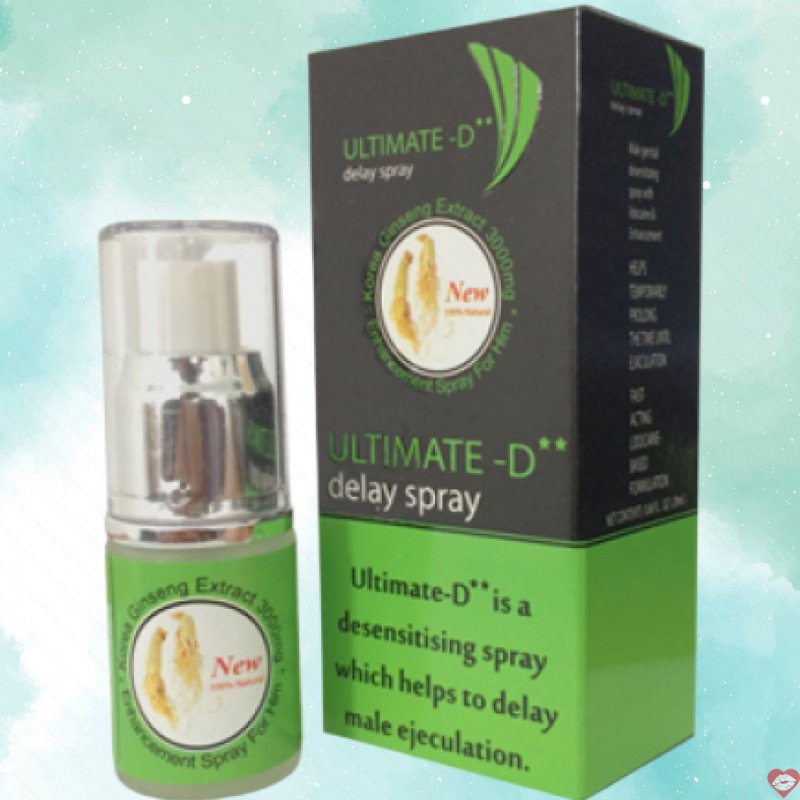 Xịt Kéo Dài Xuất Tinh Triết Xuất Từ Nhân Sâm Ultimate D - Xuất Xứ Anh Quốc
