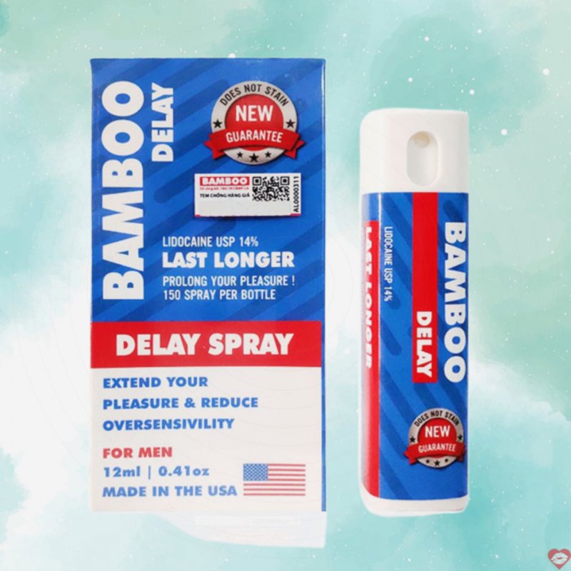 Xịt Kéo Dài Xuất Tinh Cao Cấp Bamboo Delay Spray Chính Hãng USA