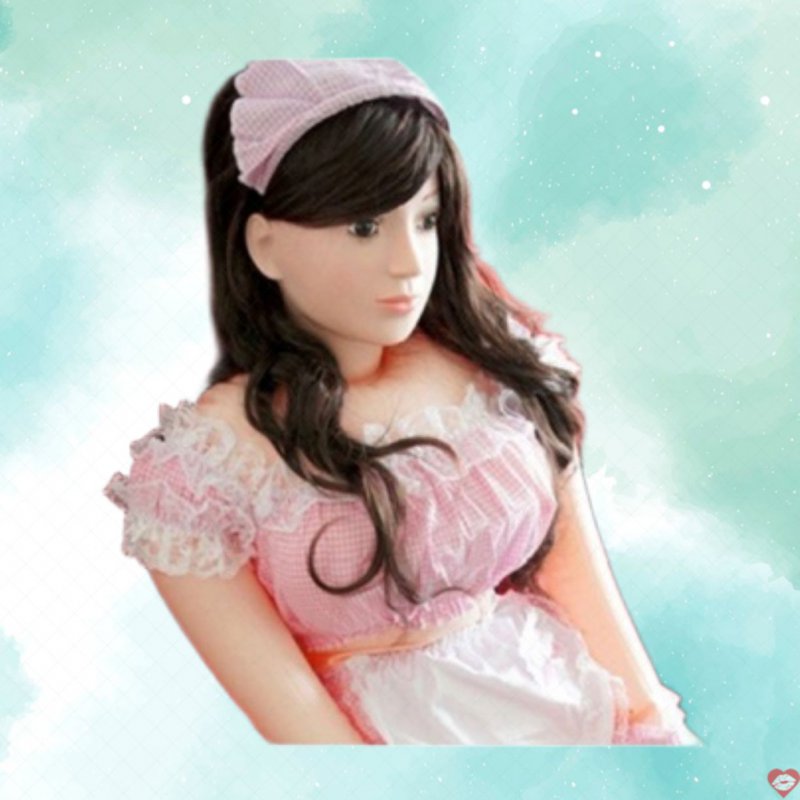 Búp bê tình dục Mỹ nữ y tá sexy, dễ gấp gọn, có cục rung kèm quần áo 